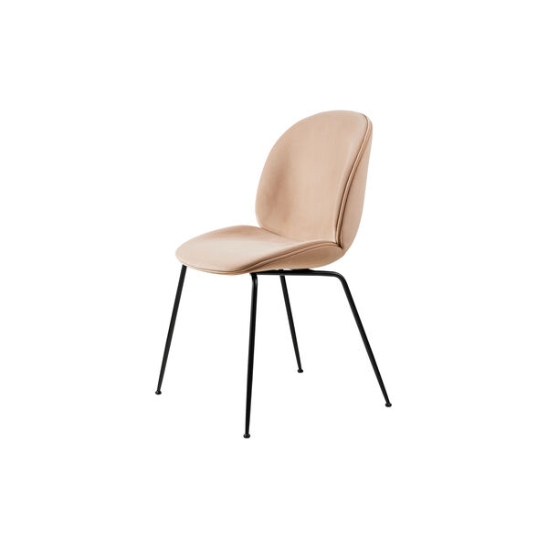 Beetle Dining Chair Fully Upholstered, Sunday 034/black matt, GUBI