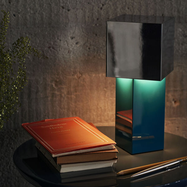 Pivot ATD7 Portable Table Lamp, blue silver Pivot ATD7 Portable Table Lamp, blue silver, &Tradition