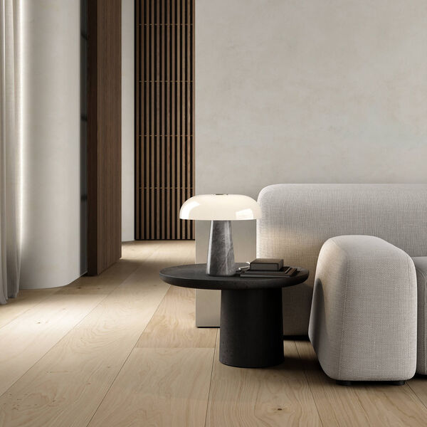 Glossy bordslampa, gr&aring;, Design For The People