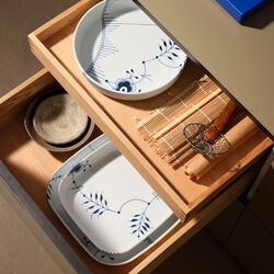 Blue Fluted Mega ungsform 30x30 cm, Royal Copenhagen