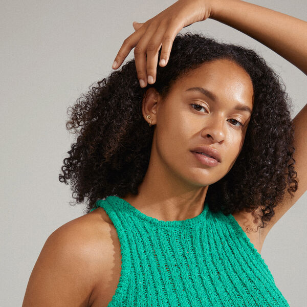 EMANUELLE recycled &ouml;rh&auml;ngen 3-i-1-set, guld, Pilgrim