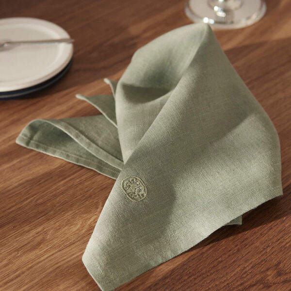 PLAIN Napkin, mineral green, Georg Jensen Damask