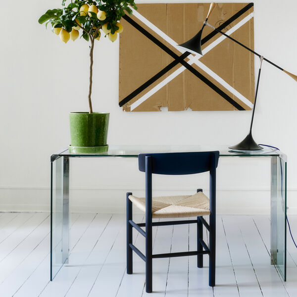 J39 Mogensen Chair, indigo blue/natural, Fredericia Furniture
