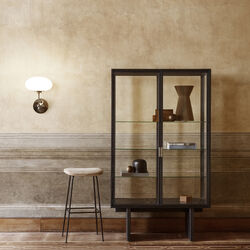 Stemlite Wall Lamp, black chrome, GUBI