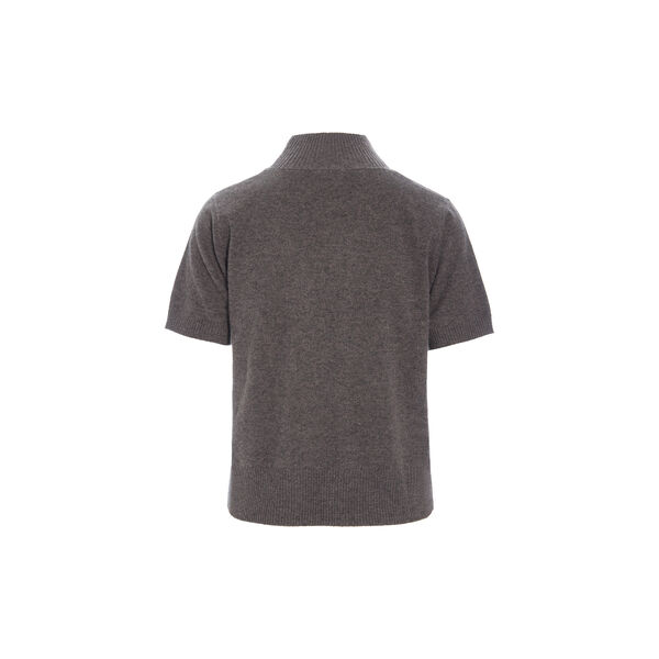 Kumo cashmere kort&auml;rm blus, shark melange, BITTE KAI RAND