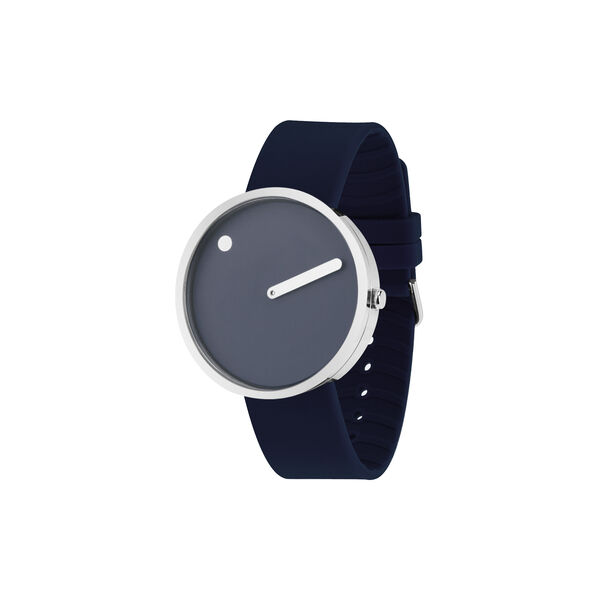 Picto armbandsur 40 mm, navy bl&aring;/st&aring;l, Picto