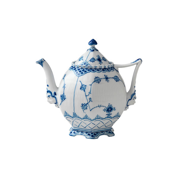 Blue Fluted Full Lace tekanna, Royal Copenhagen