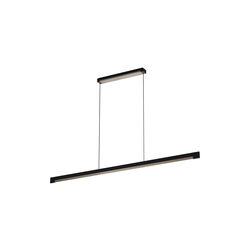 INLAY S1400 LINEAR pendel, matt black/satin gold, LIGHT-POINT