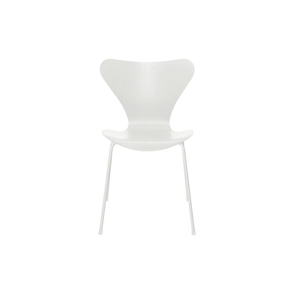 Series 7&trade; 3107 Monochrome stol, ask, vit, Fritz Hansen