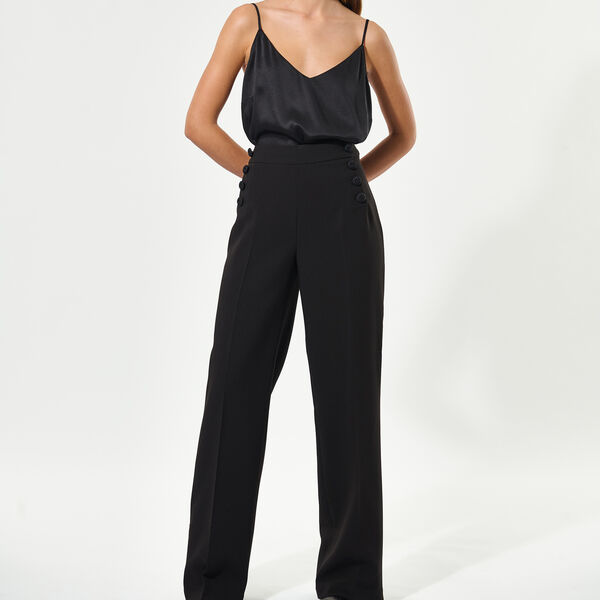 IsobelDEA Trousers Straight Leg, black IsobelDEA Trousers Straight Leg, black, Dea Kudibal