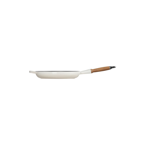Signature gjutj&auml;rn stekpanna med tr&auml;handtag &Oslash; 28 cm, meringue, Le Creuset