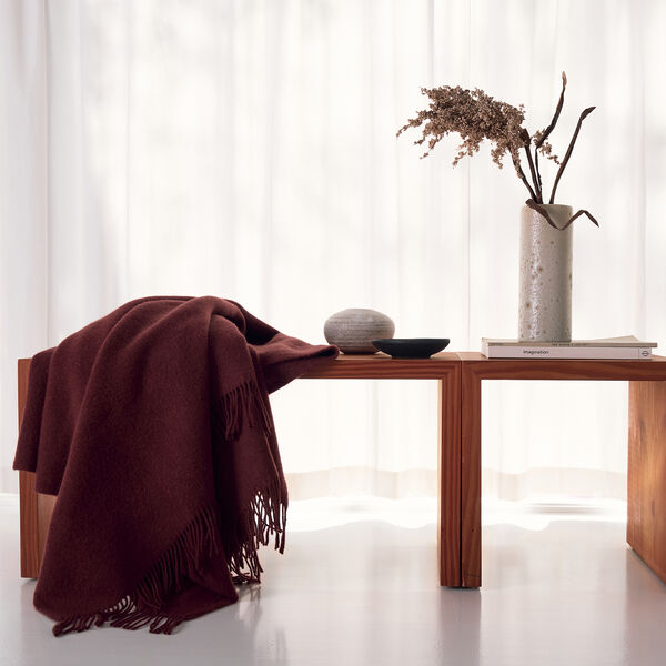 Season Throw, 03524 beetroot, Silkeborg Uldspinderi
