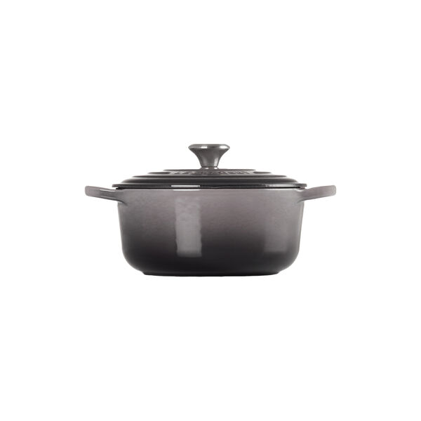 Signature gjutj&auml;rn rund gryta &Oslash; 20 cm, flint, Le Creuset