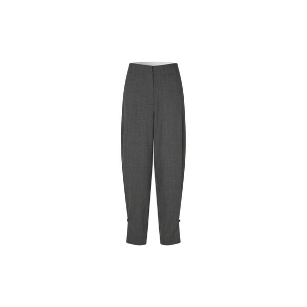 Anjou Trousers, dark grey melange, Second Female