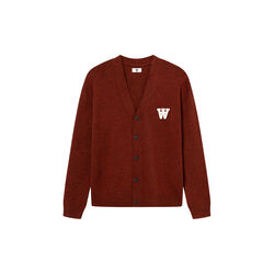 WWTay Cardigan, decadent chocolate melange WWTay Cardigan, decadent chocolate melange, Wood Wood
