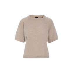 Kumo cashmere kort&auml;rm blus, ivory melange, BITTE KAI RAND