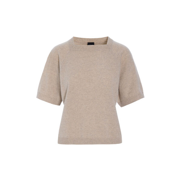 Kumo cashmere kort&auml;rm blus, ivory melange, BITTE KAI RAND