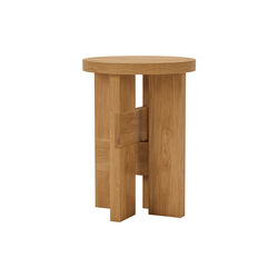 Mio Stool and Side Table, oiled oak, Thorup Copenhagen