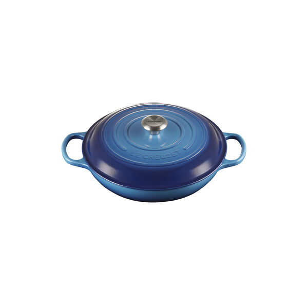 Signature buff&eacute;tgryta 30 cm, azure blue, Le Creuset