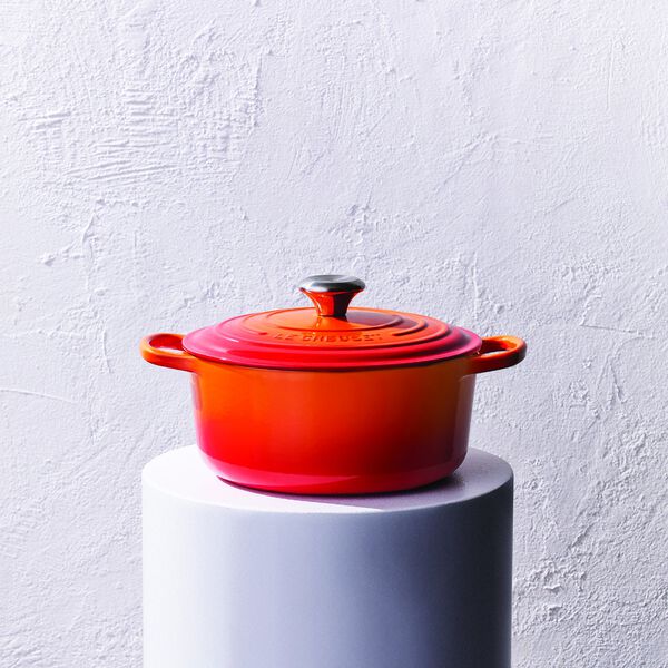 Signature gjutj&auml;rn rund gryta &Oslash; 20 cm, volcanic, Le Creuset