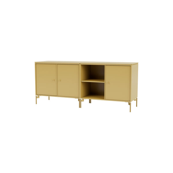 SAVE Lowboard with Brass Legs, 157 cumin, Montana Furniture