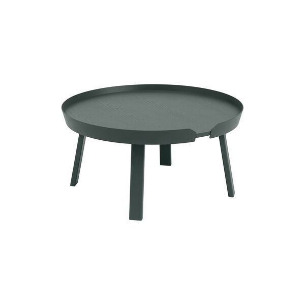 Around Coffee Table, dark green, Muuto