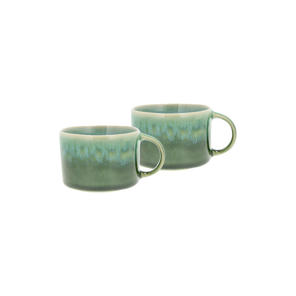 Styles mugg med öra 2 st., grön/blå Styles mugg med öra 2 st., grön/blå, Villa Collection