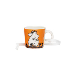 Mummy mini mugg K&auml;rlek, orange, Moomin Arabia
