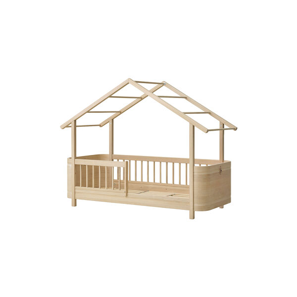 Wood Mini+ House Bed, oak, Oliver Furniture