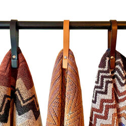 Magnetic Towel holder, brown, Nordan Home