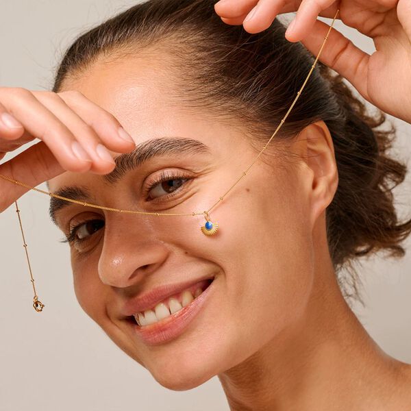 Soleil halsband, cornflower, ENAMEL Copenhagen