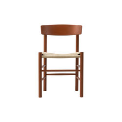J39 Mogensen Chair, herritage red/natural, Fredericia Furniture