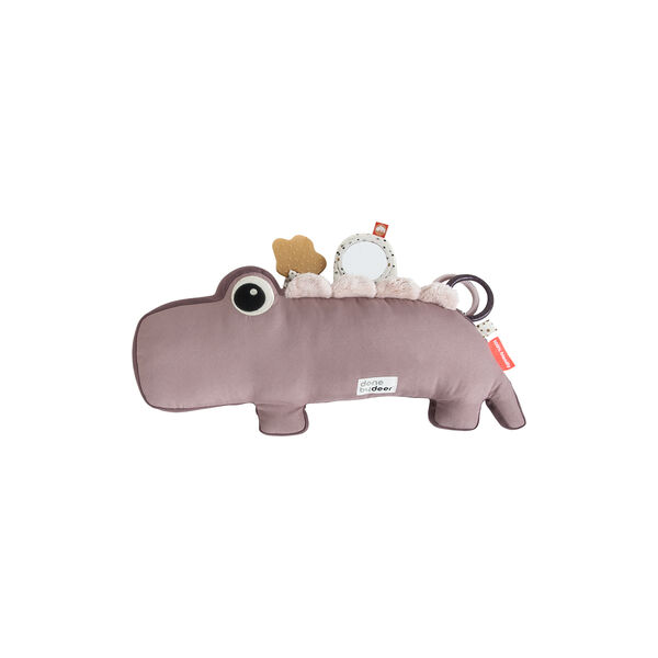 Croco tummy time aktivitetsleksak, puder, Done by Deer