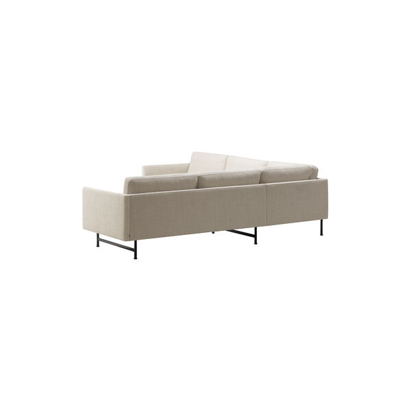 562D Calmo Elements Sofa, Ecriture 0210/svart steel, Fredericia Furniture