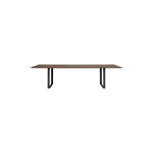 70/70 Table, solid smoked oak/black, Muuto