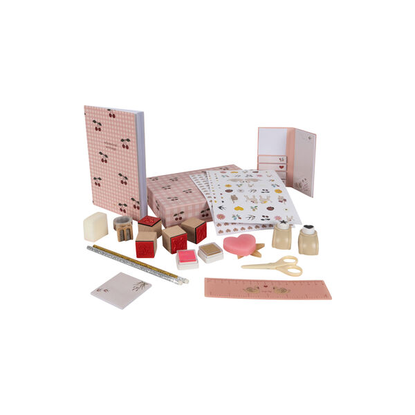 Stationery Set, cherry mix girl, Konges Sl&oslash;jd