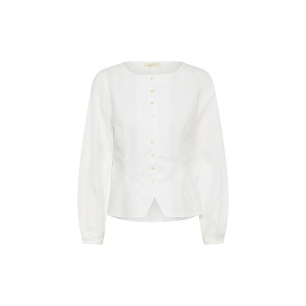 LeloIW Fitted Shirt, pure white, InWear