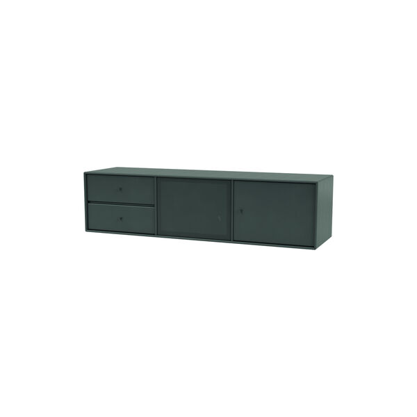 OCTAVE VI TV-b&auml;nk, 163 black jade, Montana Furniture