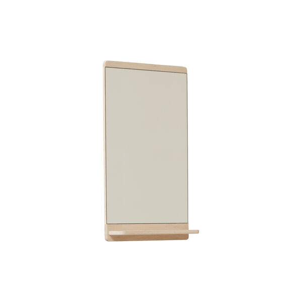 Rim Wall Mirror 68, white oiled oak, Form & Refine