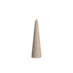 LED konljus, champagne/glitter, Uyuni Lighting