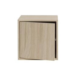 Stacked Storage System with Door, oak, Muuto