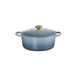 Signature rund gryta &Oslash; 26 cm, chambray, Le Creuset