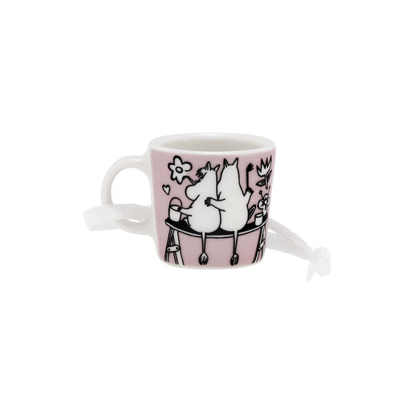 Mummy mini mug Love, pink, Moomin Arabia