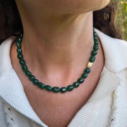 Vilma Halsband, green, Nuni Copenhagen