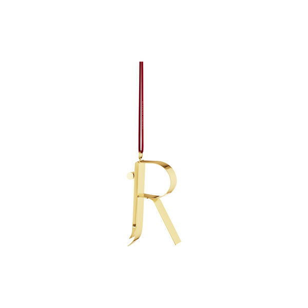 Christmas letter ornament R, Georg Jensen