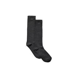 BEATHASW KNEE SOCK x 2, dark grey melange, Sofie Schnoor