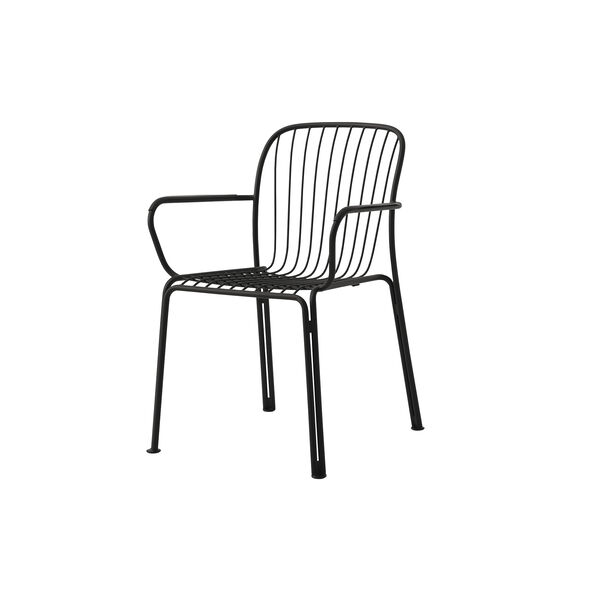 Thorvald SC95 Outdoor Armchair, warm black, &Tradition