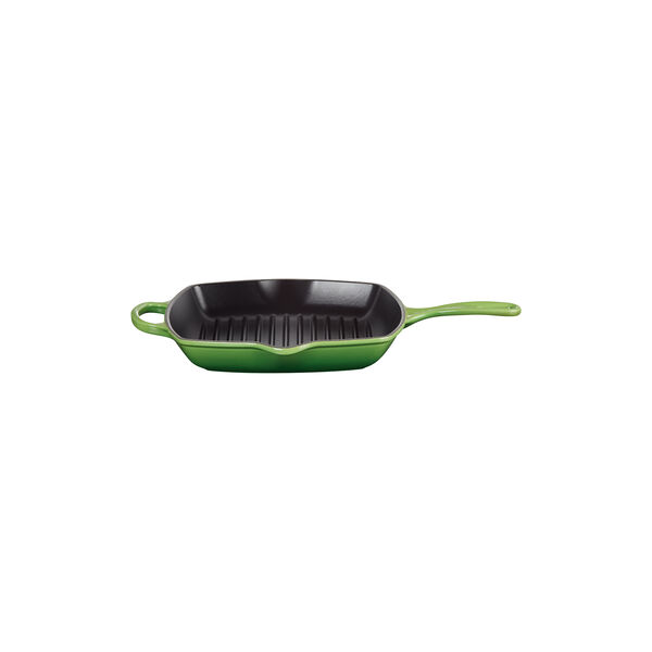 Signature kvadratisk grillpanna 26 cm, bamboo green, Le Creuset