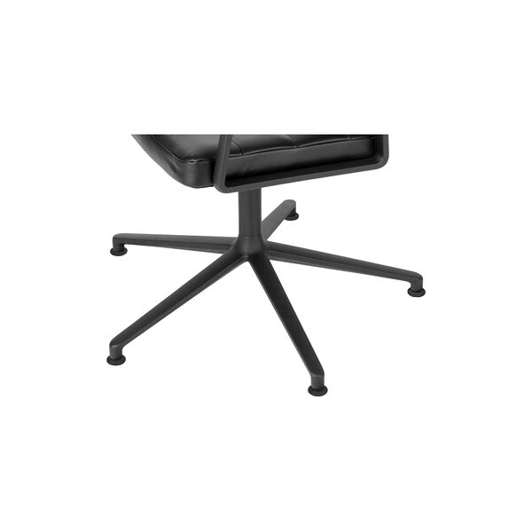 VIPP453 Swivel+ Chair with Gliders, black/black, Vipp