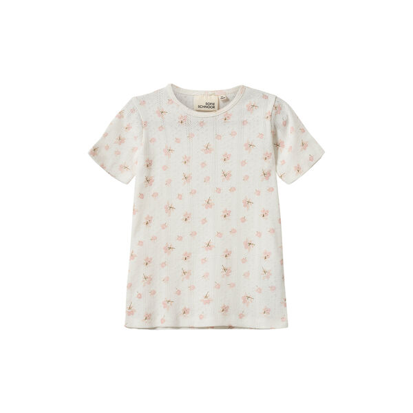PiperKB T-shirt, off white/light pink, Sofie Schnoor